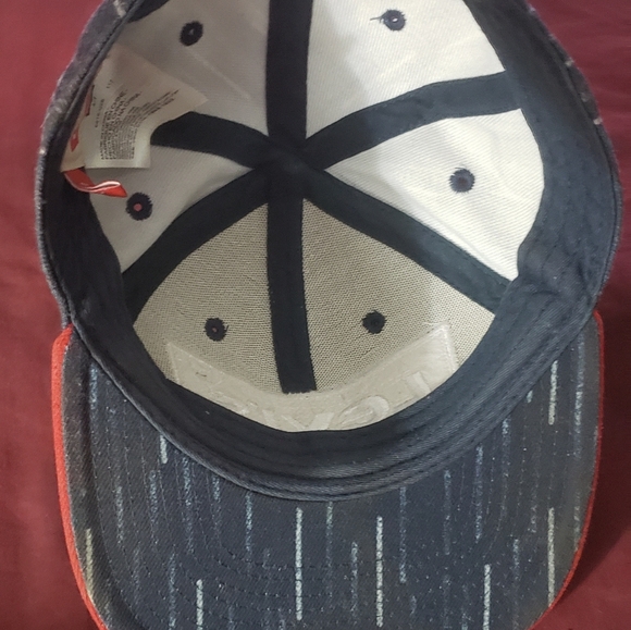 Levi’s Logo Blue & Red with stripes Snapback Hat Cap Kid's 4-7 Youth Size casque - Picture 4 of 5